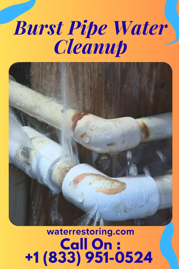 Burst Pipe Water Cleanup in St. Michael, PA